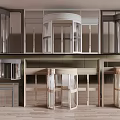 Modern Revolving Doors With Glass And Metal Frames In Various Designs