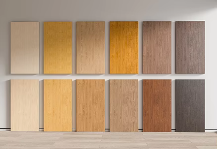 Modern wall panel wood veneer wall panel wall panel wall panel wall panel wood board 3d model