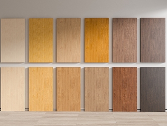 Modern wall panel wood veneer wall panel wall panel wall panel wall panel wood board 3d model