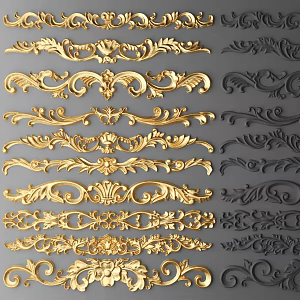 Carved 3d model