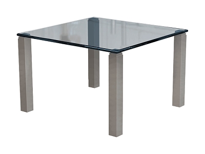 Draenert modern simple square glass coffee table 3d model