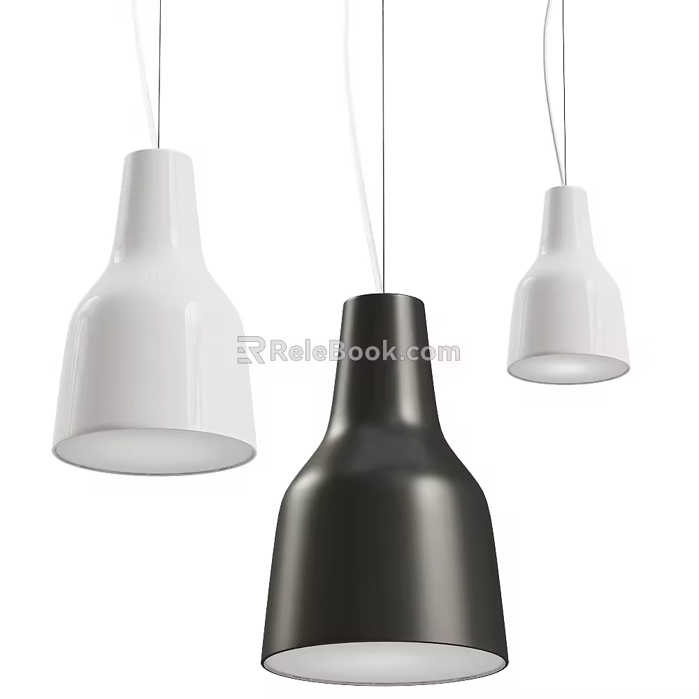 Simple small chandelier 3d model