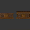 Traditional Wooden Cabinets with Carved Details and Solid Wood Design for Home Living