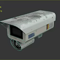 Outdoor Waterproof Network Surveillance Camera For Computer Monitoring Systems With Rotatable Base
