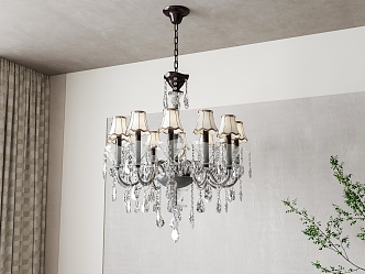 French chandelier 3d model