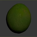 Fresh Green Lime With Smooth Skin And Small Spots Isolated On Gray Background For Cooking