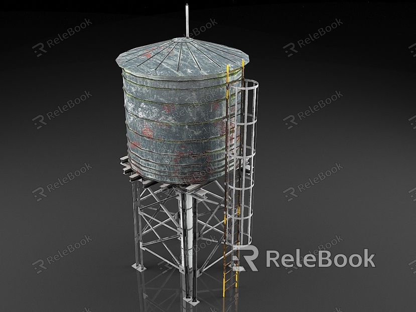 Water supply equipment for water storage tank of water tower model