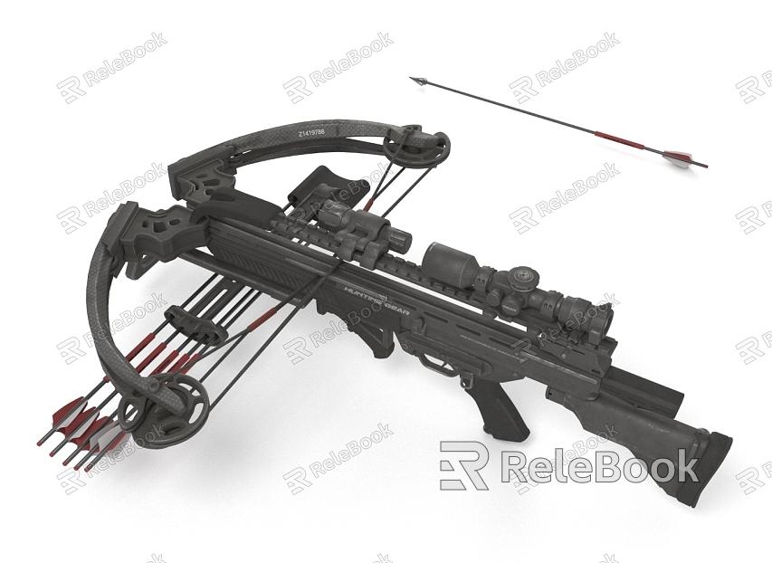 Compound crossbow crossbow crossbow crossbow crossbow crossbow long range weapon model