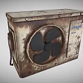 Air conditioning external machine external machine air conditioning external air conditioning compressor outdoor machine outdoor compressor low face number low model simple model game video level super realistic 3d model