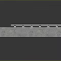Railway Track Structure With Concrete Base Sleepers Gravel Ballast And Design