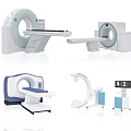 Advanced Medical Devices for Diagnostic Imaging Including CT Scanner and MRI Machine 3d model