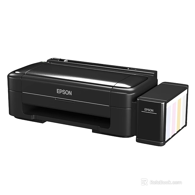 Epson Black Ink Tank Printer With Compact Design And High Quality Printing 3d model 