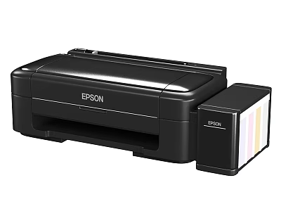 Epson Black Ink Tank Printer With Compact Design And High Quality Printing 3d model
