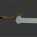 Modern Metal Key With Keychain Stylish Design For Daily Household Use And Decor