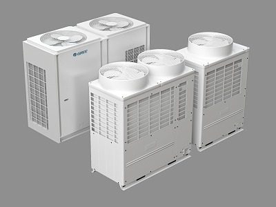 Air conditioning machine room equipment outlet 3d model