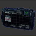 Nikon Coolpix Digital Camera With GPS Wi-Fi And Waterproof Shockproof Freezeproof Dustproof Features