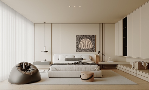 Modern Bedroom Home Master Bedroom 3d model