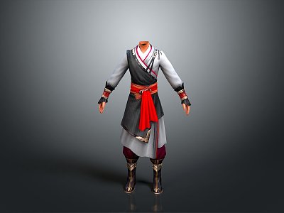 Ancient Costume Ancient Clothes Cloth Classical Costume Ancient Costume Ancient Costume Ancient Cloth Robe 3d model