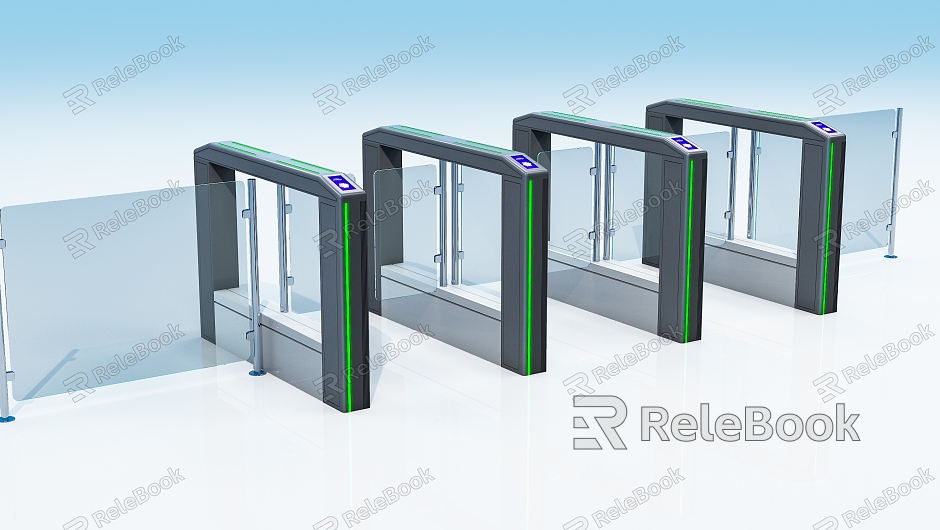 Gate access control gate gate hall gate access control access card swiping machine feeling model