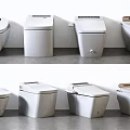 Modern toilet combination 3d model