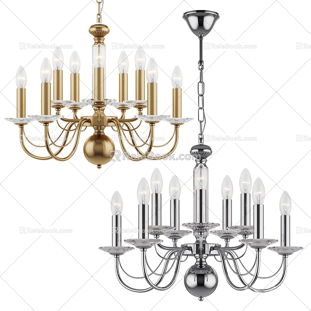 Modern Simple Entry Luxury Chandelier Chandelier Simple Chandelier Entry Luxury Chandelier Dining Room Chandelier Living Room Chandelier 3d model