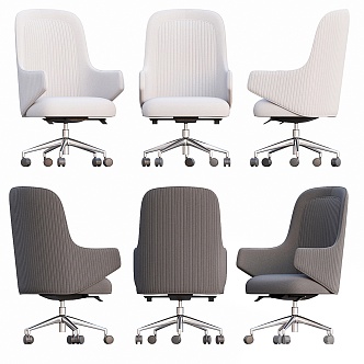 Modern Office Chair Fabric Office Chair 3d model