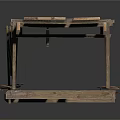 Industrial Equipment Wooden Folding Workbench With Metal Frame For Industrial Use