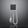 Professional Sphygmomanometer With Analog Dial Coiled Tube And Inflation Bulb