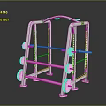 Sturdy Metal Barbell Rack With Dumbbells And Weight Plates For Gym Use