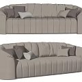 Modern Multiplayer Sofa Aleal Double Sofa Double Sofa 3d model