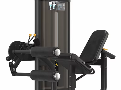 Professional Gym Sports Equipment For Leg Training With Adjustable Seat And Control Panel 3d model
