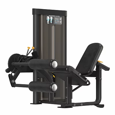 Professional Gym Sports Equipment For Leg Training With Adjustable Seat And Control Panel 3d model
