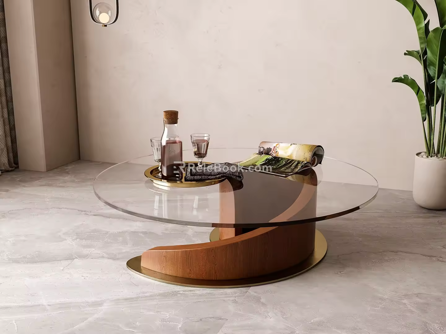 Nordic coffee table 3d model