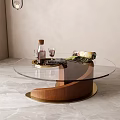Nordic coffee table 3d model