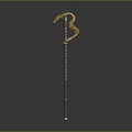 Scepter Ancient Scepter Cane Ancient Scepter Magic Scepter Metal Scepter Classical Scepter Magic Scepter 3d model