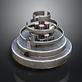 Aerospace Mechanical Component Featuring Multi Layered Rings And Metallic Core Structure