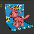 Soft Pink Fluffy Cat Plush Toy From Fluffy Cat Collection With Soft Texture