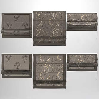 Roman Curtain 3d model