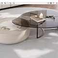 Alphabet coffee table 3d model