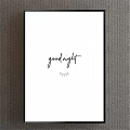 Good Morning Print With Sun Design In Black Frame Wall Art
