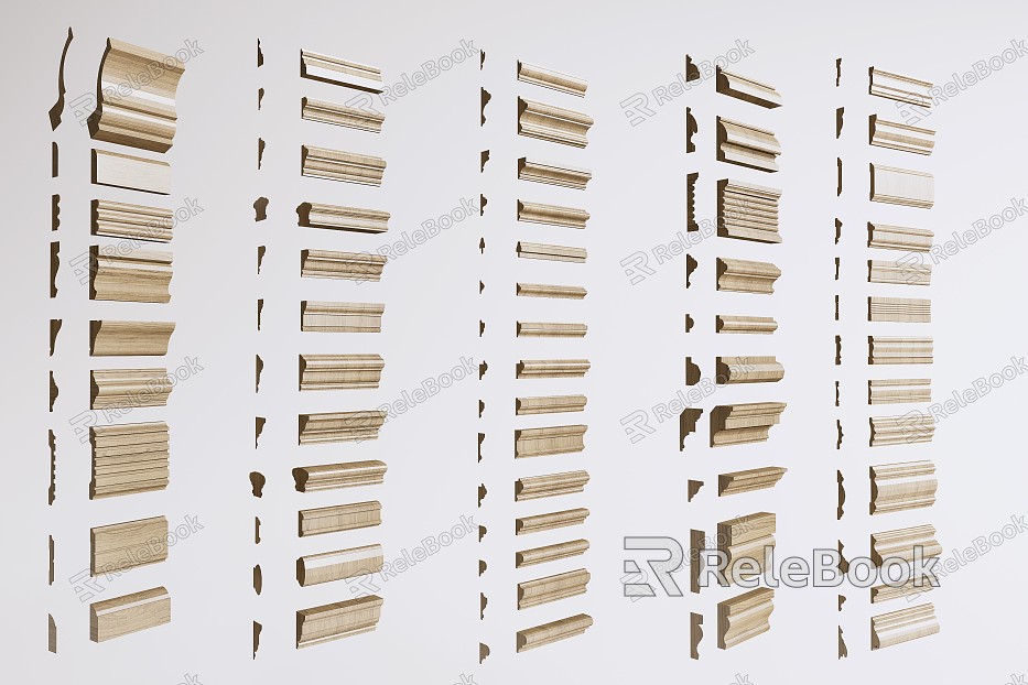 European-style gypsum line decorative line model