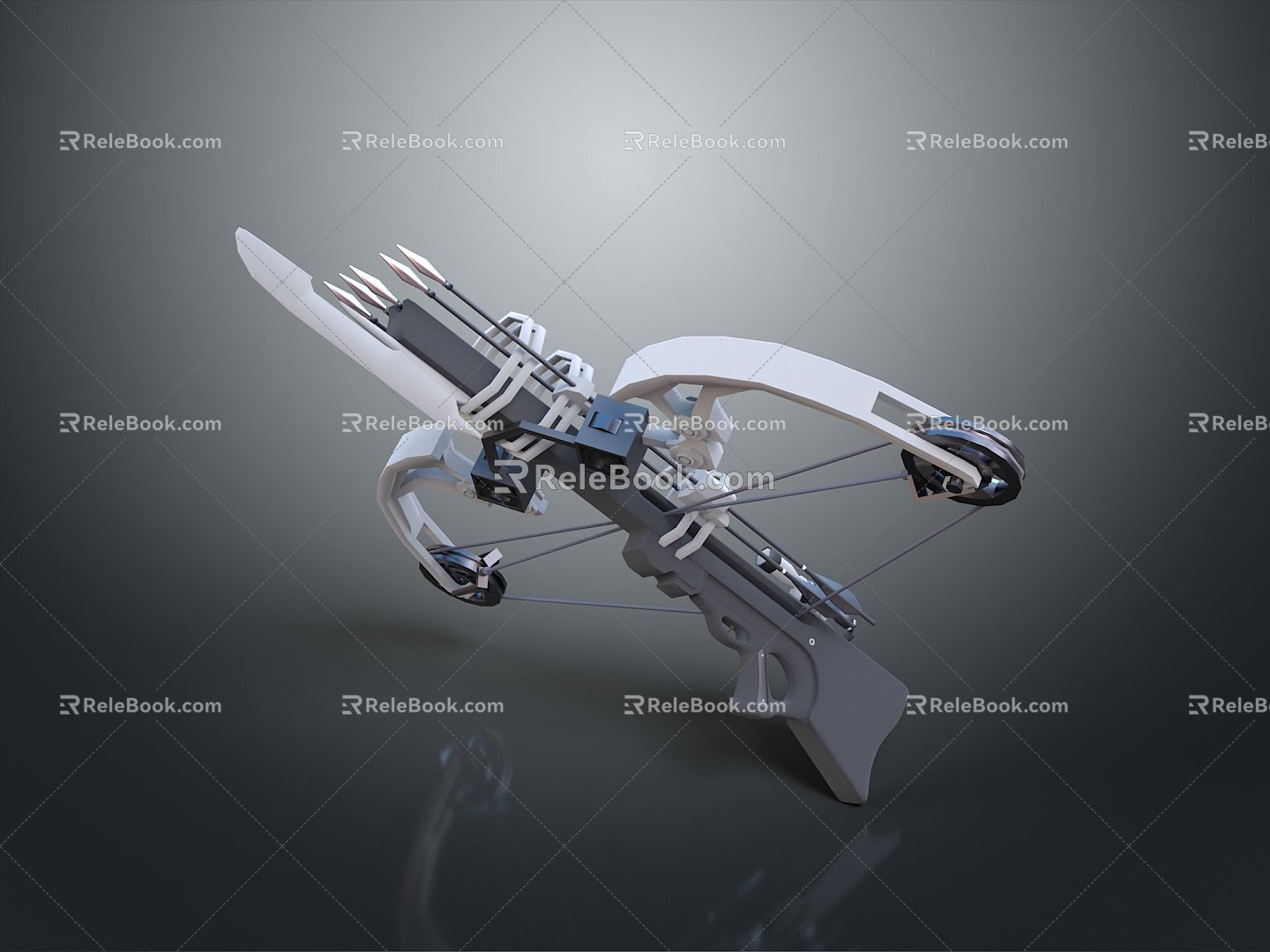 Crossbow Crossbow Crossbow Crossbow Mechanical Crossbow Shift Bow and Arrow Shoot Far Equipment Weapons High-tech Crossbow 3d model