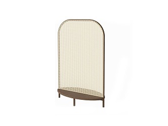 Silent Rattan Screen SU Model 3d model