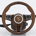 Porsche steering wheel car steering wheel 3d model