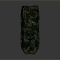 Armored Military Vehicle With Camouflage Paint Turret And Six Wheel Design