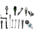 Modern Microphone Mike 3d model