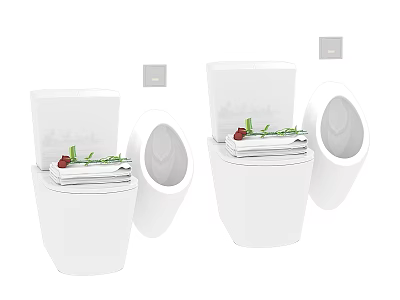 Bathroom toilet 3d model