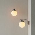 modern wall lamp round wall lamp 3d model