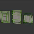 Modern Modular Building Models With Three Square Structures And Different Designs