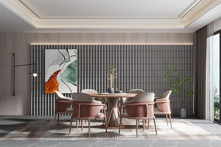 Modern Restaurant 3d model